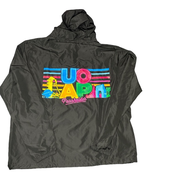 Universal Studios Orlando Annual Passholder UOAP Adult Hooded Windbreaker L - Picture 1 of 2